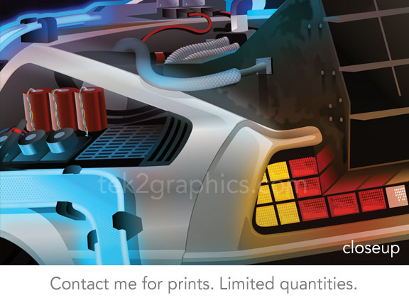 delorean time machine back to the future 2015